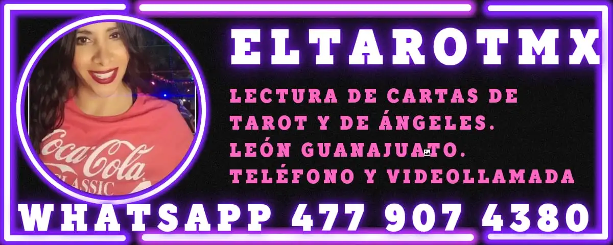 Banner de Jéssica Portilla para lectura de cartas de tarot y ángeles en León Guanajuato, disponible por teléfono y videollamada.